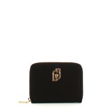 Liu Jo Portafoglio zip around piccolo in nylon Black - 1
