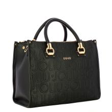 Liu Jo Borsa a mano Media Manhattan logo embossed Black - 2