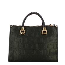 Liu Jo Borsa a mano Media Manhattan logo embossed Black - 3