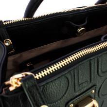 Liu Jo Borsa a mano Media Manhattan logo embossed Black - 5