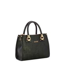 Liu Jo Borsa a mano Small Manhattan logo embossed Black - 2