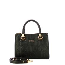 Liu Jo Borsa a mano Small Manhattan logo embossed Black - 4