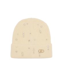 Liu Jo Berretto con strass e perle Bianco Lana - 1