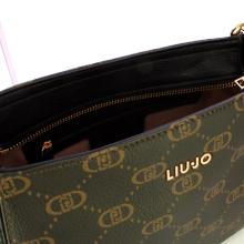 Liu Jo Borsa a spalla Media Monogram Black - 4