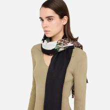 Liu Jo Stola stampa animalier floreale Black - 2