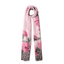 Liu Jo Stola stampa animalier floreale Fragrant Lilac - 1