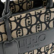 Liu Jo Borsa a mano Piccola jacquard Black - 4