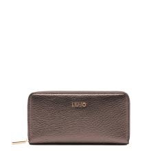 Liu Jo Portafoglio Zip Around Grande Moro Light Metal - 1