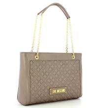 Love Moschino Shopper New Shiny Grigio - 2