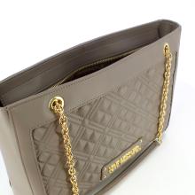 Love Moschino Shopper New Shiny Grigio - 4