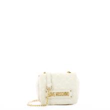 Love Moschino Mini Borsa a spalla Shiny Quilted Bianco - 1
