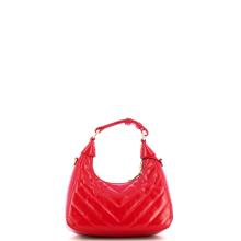 Love Moschino Sottospalla Quilted Obliquo Rosso - 3
