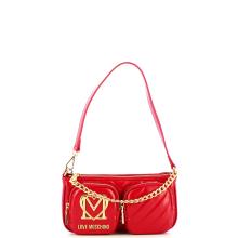 Love Moschino Sottospalla Quilted Obliquo Rosso - 1
