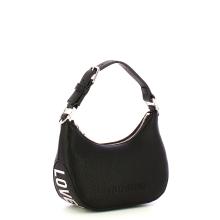 Love Moschino Hobo Bag Giant Logo mini Nero Nikel - 2