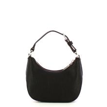 Love Moschino Hobo Bag Giant Logo mini Nero Nikel - 3