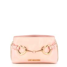 Love Moschino Clutch Laminata Hearts Cipria - 1