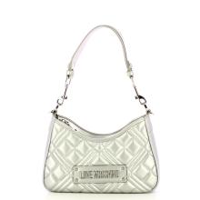 Love Moschino Sottospalla Quilted Silver - 1