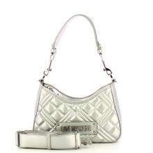 Love Moschino Sottospalla Quilted Silver - 4