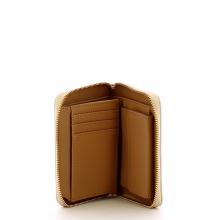 Love Moschino Portafoglio Lettering Logo Zip Around Avorio - 3