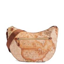 Alviero Martini 1a Classe Tracolla Mezzaluna Grande Embrace Soft Castagna - 1