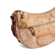 Alviero Martini 1a Classe Tracolla Mezzaluna Grande Embrace Soft Castagna - 3