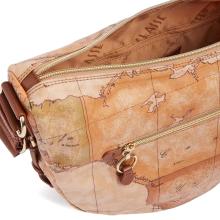 Alviero Martini 1a Classe Tracolla Mezzaluna Grande Embrace Soft Castagna - 4