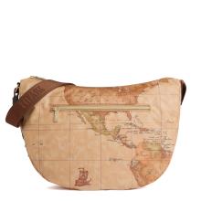 Alviero Martini 1a Classe Tracolla Mezzaluna Grande Highland Soft Nero - 1