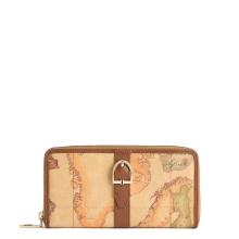 Alviero Martini 1a Classe Portafoglio Valley Geo Zip Around Castagna - 1