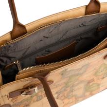 Alviero Martini 1a Classe Borsa a spalla Valley Geo Castagna - 4