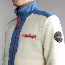 Napapijri Felpa con zip Anderby Whitecap Gray - 6