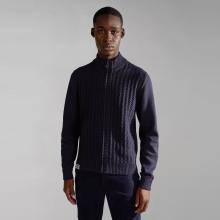 Napapijri Maglione con zip Trondheim Blu Marine - 3