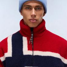 Napapijri Felpa in pile Fiemme Medium Red - 3