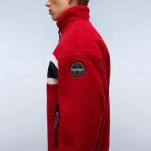 Napapijri Felpa in pile Fiemme Medium Red - 7