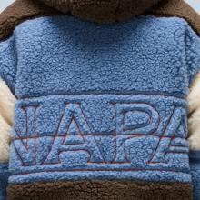 Napapijri Felpa in pile Tires Light Blue - 6