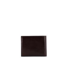 Men wallet with coin pouch Blue Square
