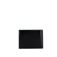 Men wallet with coin pouch Blue Square