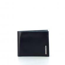 Wallet with coin pouch Blue Square-BLU/2-UN