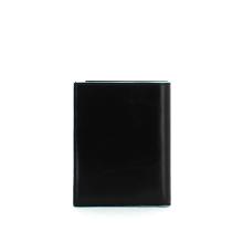 Vertical men wallet Blue Square-NERO-UN