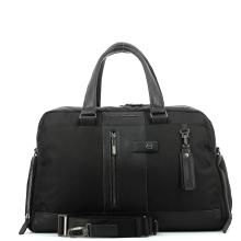 Duffel bag with shoe compartment Brief-NERO-UN