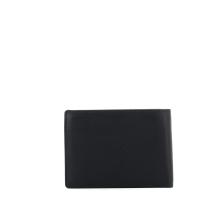 Men Wallet with Coin Pouch-BLU/MARRONE-UN
