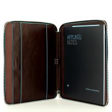 Piquadro Portablocco Sottile A4 Blue Square - 4