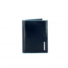 Piquadro Portafoglio uomo verticale Blue Square - 1