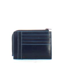 Piquadro Bustina Portamonete Blue Square - 2