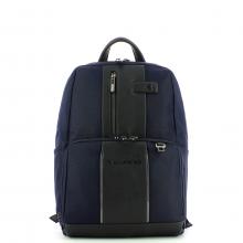 Piquadro Zaino Porta PC Brief 2 14.0 in tessuto riciclato con Luce LED - 1