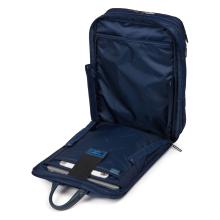 Piquadro Zaino Fast-Check espandibile Trakai RIFD in tessuto riciclato 15.6 - 3