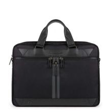 Piquadro Cartella fast-check a due manici porta PC Trakai in tessuto 15.6 - 1