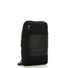 Piquadro Monospalla Porta iPad® in tessuto riciclato Macbeth - 2