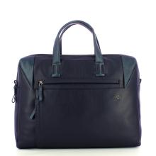 Piquadro Cartella Porta PC Pan Blu - 1