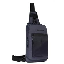 Piquadro Arne Mono Sling Bag with RFID in recycled fabric - 2