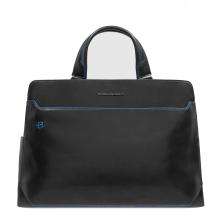 Piquadro Cartella Porta PC Blue Square 15.6" Nero - 1